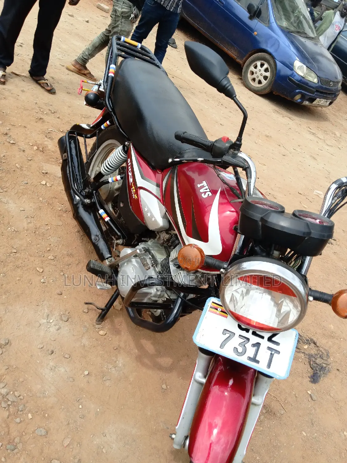 TVS HLX 125 2020 Red