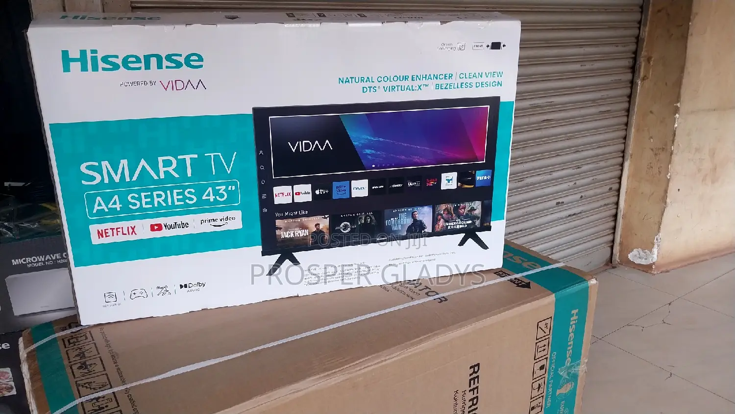 43 Inches Led Hisense Smart Digital Flat Screen Flameless
