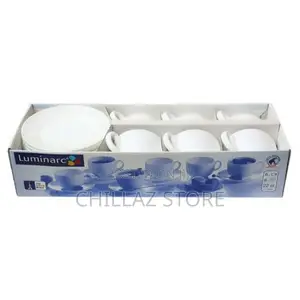 Luminarc 6 Pieces of Cups and 6 Saucers