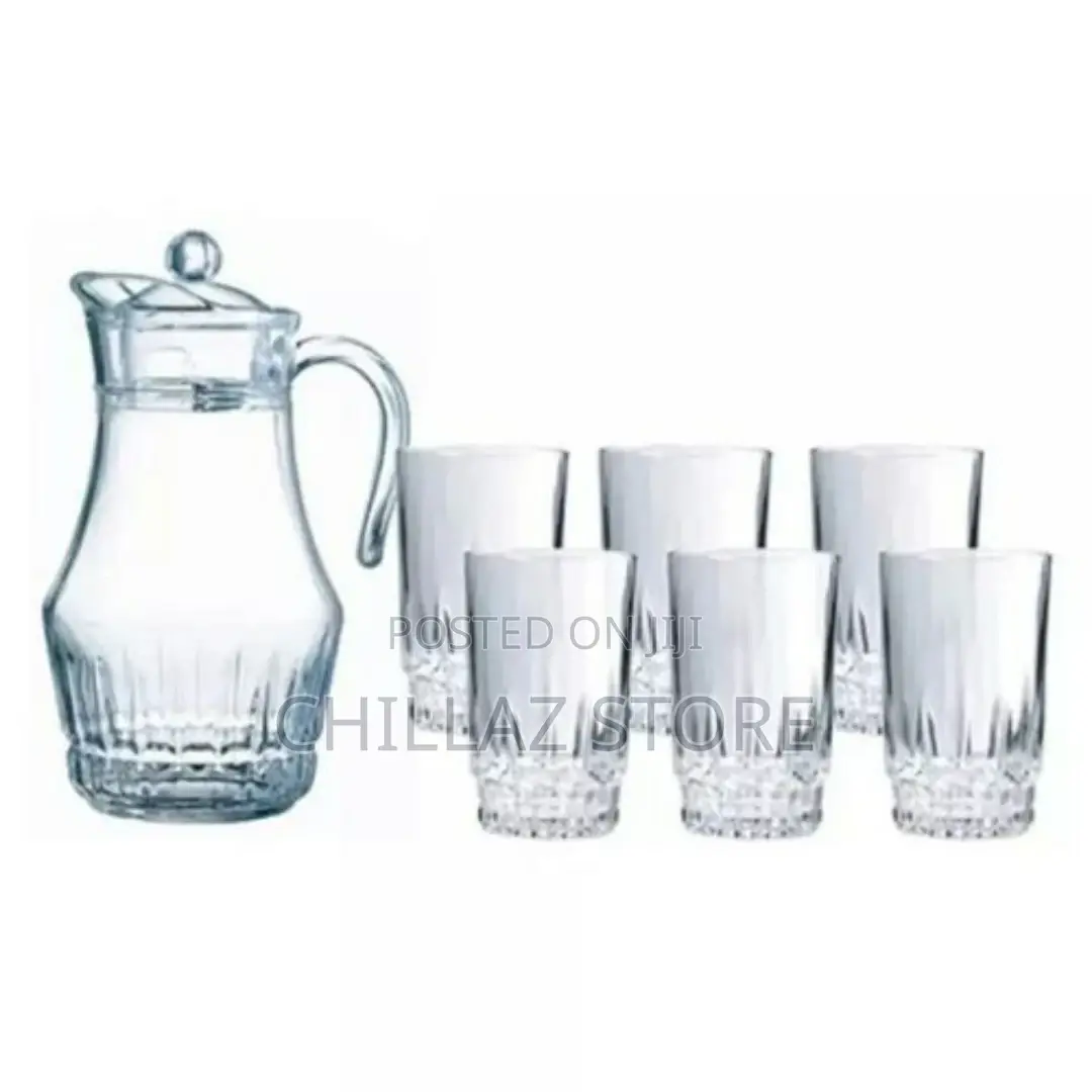 Luminarc 6 Pieces of Juice Glasses and 1piece Jug Water Set