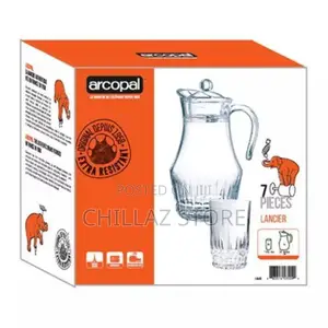 Luminarc 6 Pieces of Juice Glasses and 1piece Jug Water Set