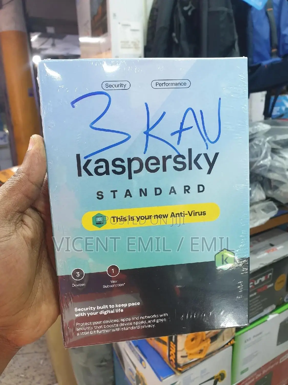 Ant-Virus 3 Users Kaspersky Standard 2024