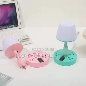 Multi-Color Smart Lamp Socket With 4 Sockets 3 USB Slots