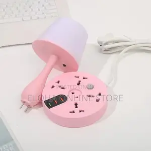 Multi-Color Smart Lamp Socket With 4 Sockets 3 USB Slots