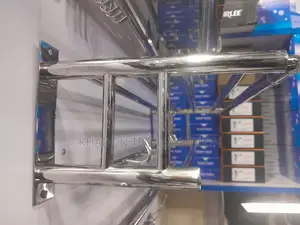 Long Silver Towel Rack