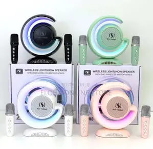 Karoke Dual Microphone Wireless Bluetooth Speaker