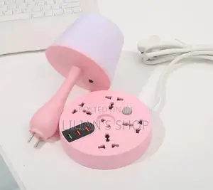 Smart Lamp Socket With 4 Socket 3 Usb Slots and Lamp