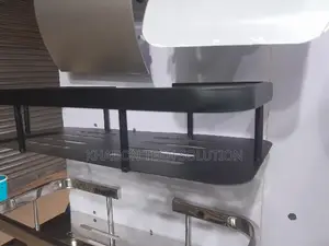 Straight Shelf Single Black