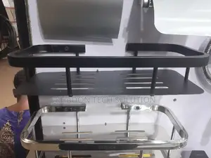 Straight Shelf Single Black