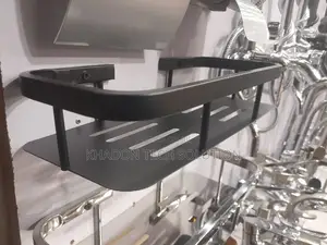 Straight Shelf Single Black