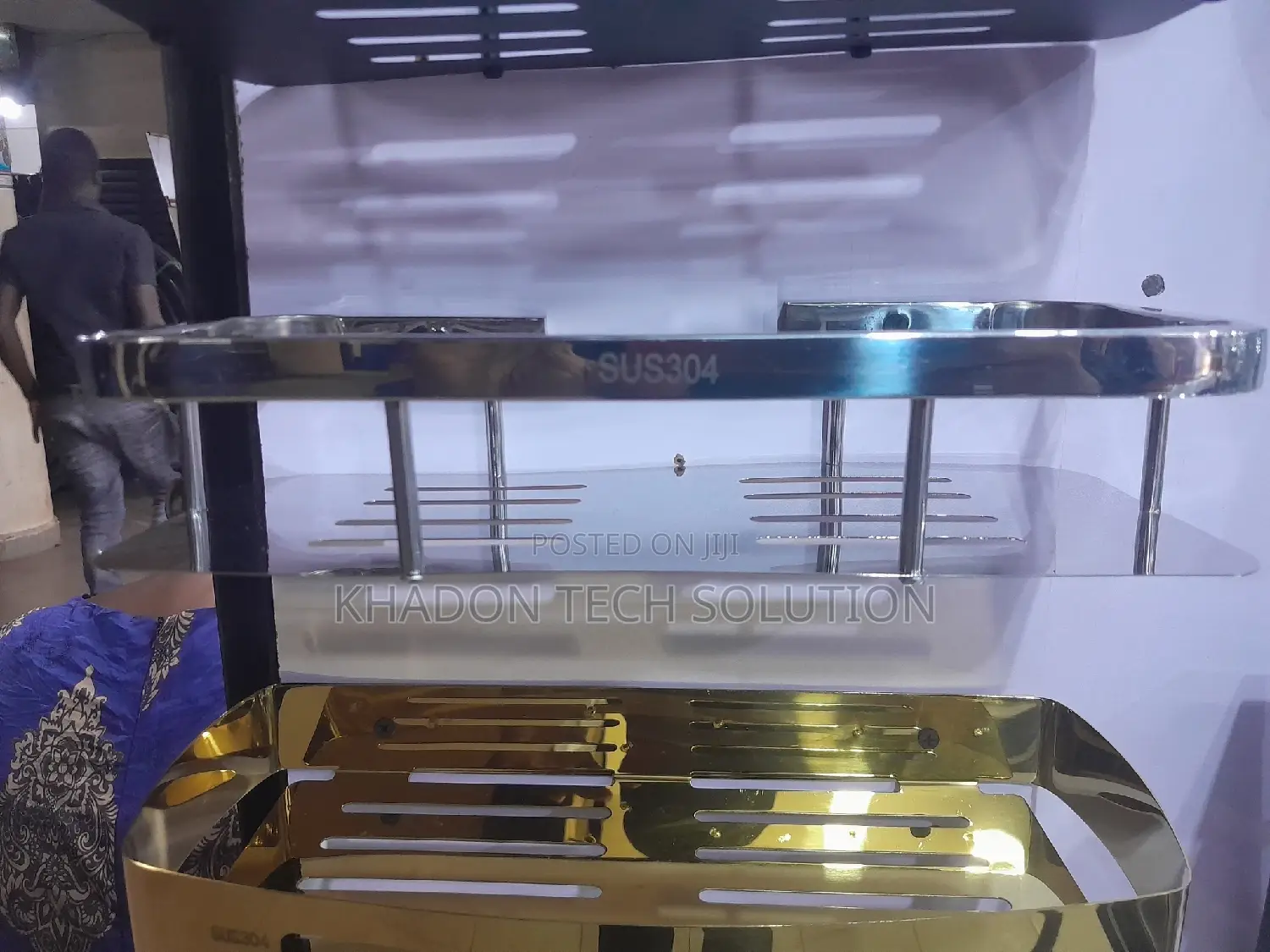 Straight Shelf Single Silver