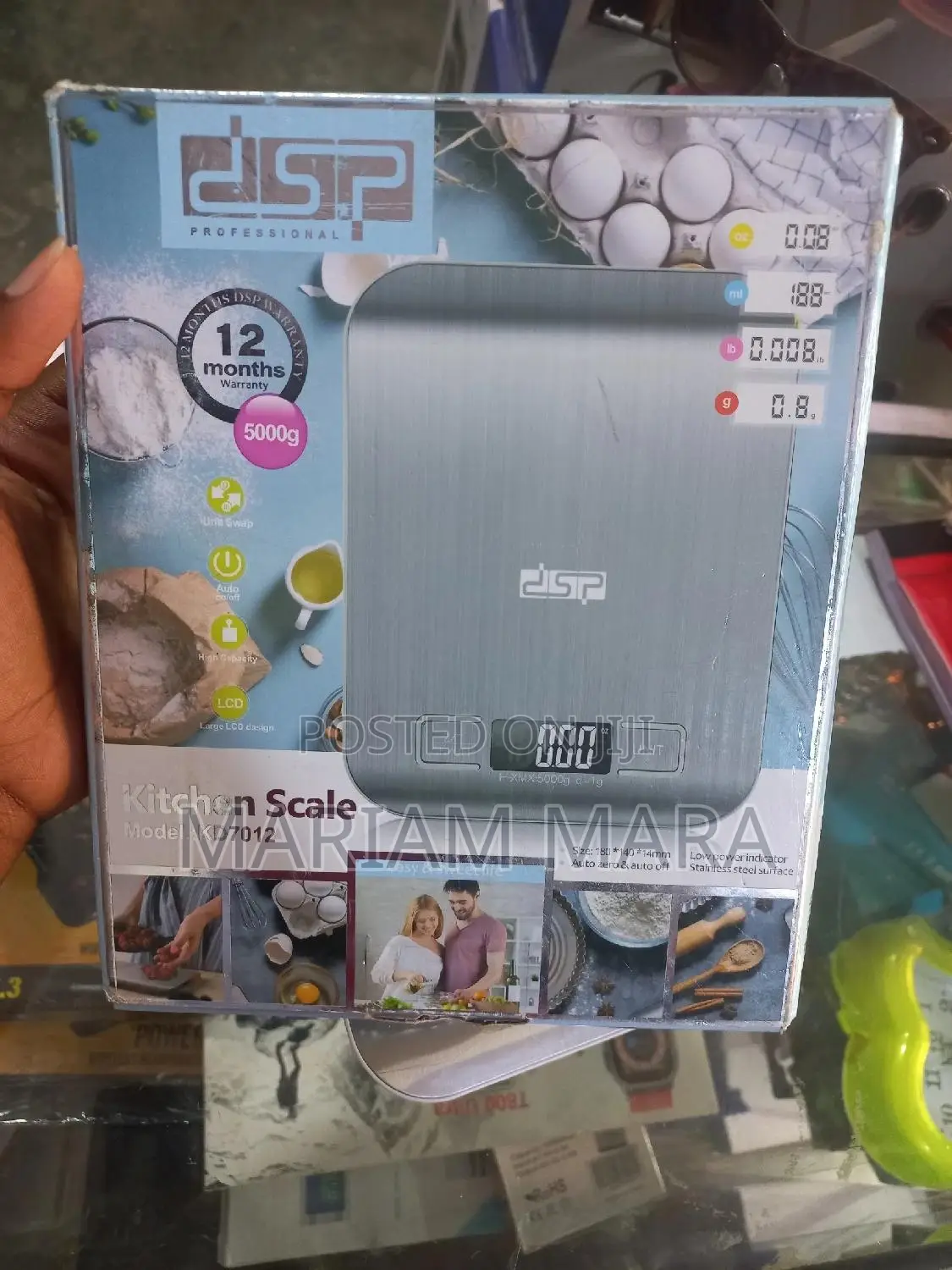 Kitchen Digital Weighing Scale 5kgs