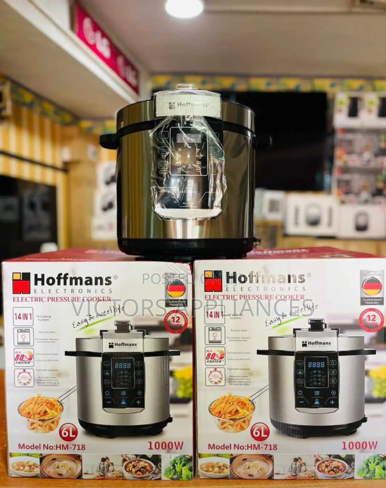 Hoffmans 14in1 6L Digital Electric Pressure Cooker