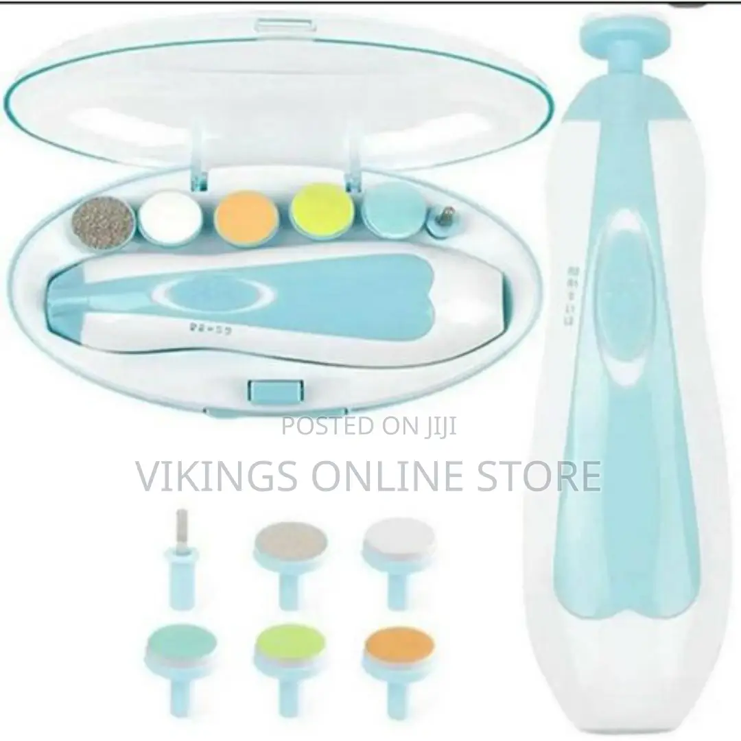 Electric Baby Kids Nail Trimmer Cutters Nail Clipper Set