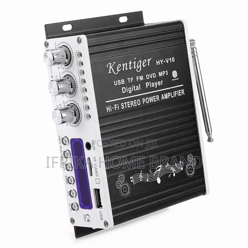 Stereo Digital Player Super Bass Bluetooth Amplifier Remote