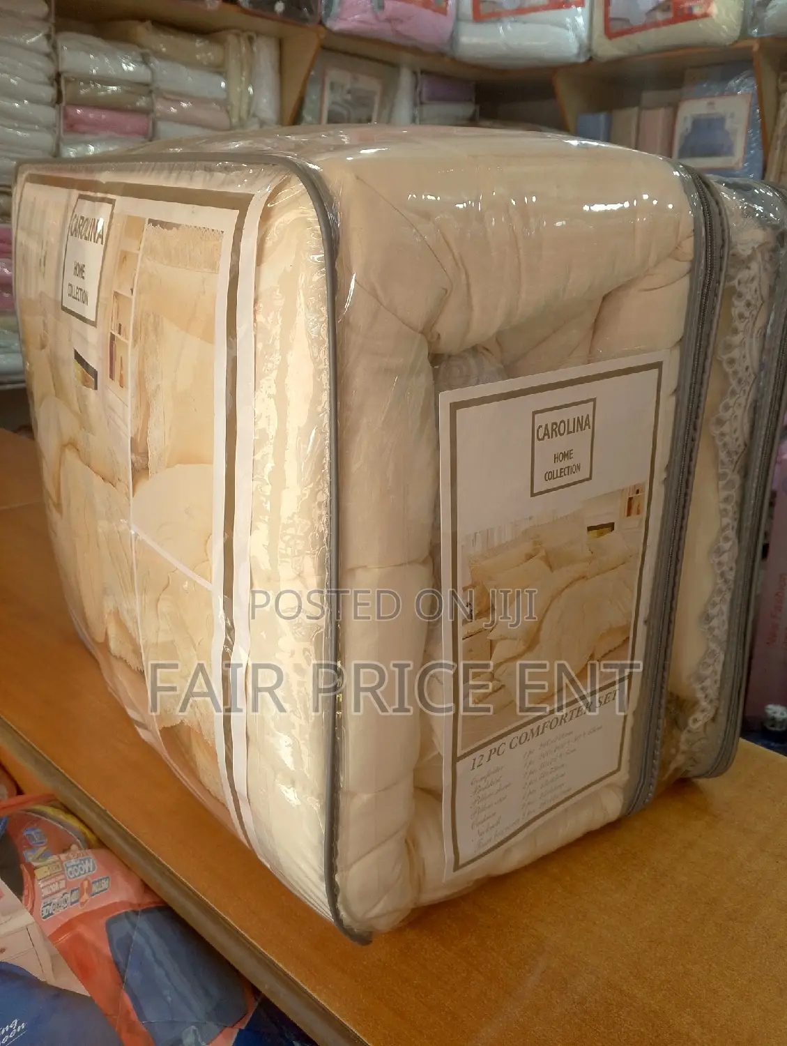U.S.A CAROLINA Noble Pure Cotton Duvet Set. 6*6.12pcs( Gold)