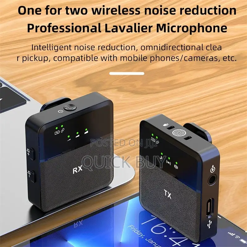New 2.4G Wireless Lavalier Microphone System