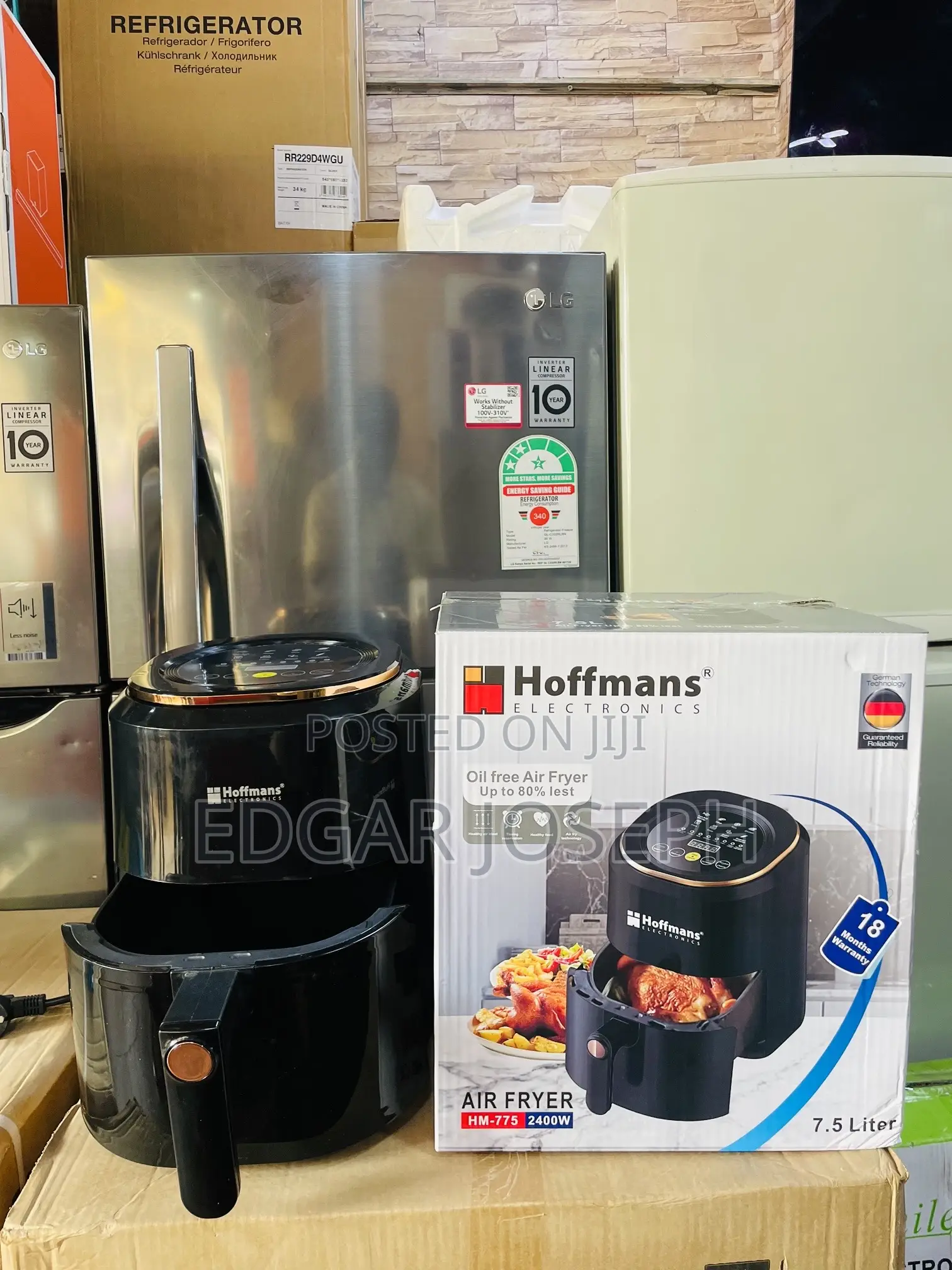 7.5L Hoffman Air Fryer Brand New