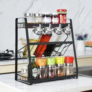 3-Tier Kitchen Spice Rack Condiment Storage