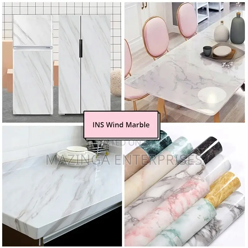 5mtrs Self Adhesive Waterproof Kitchen Wallpaper Stickers