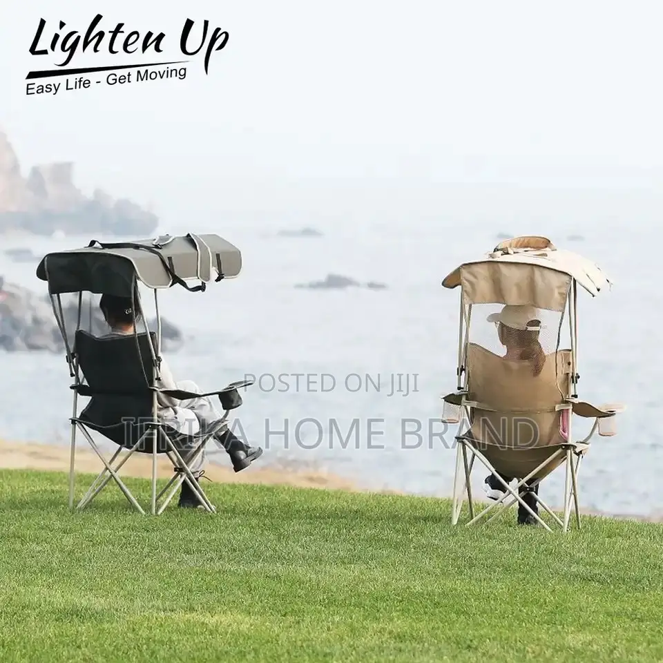 Camping Chair With Umbrella for RVS Camper,Fisher