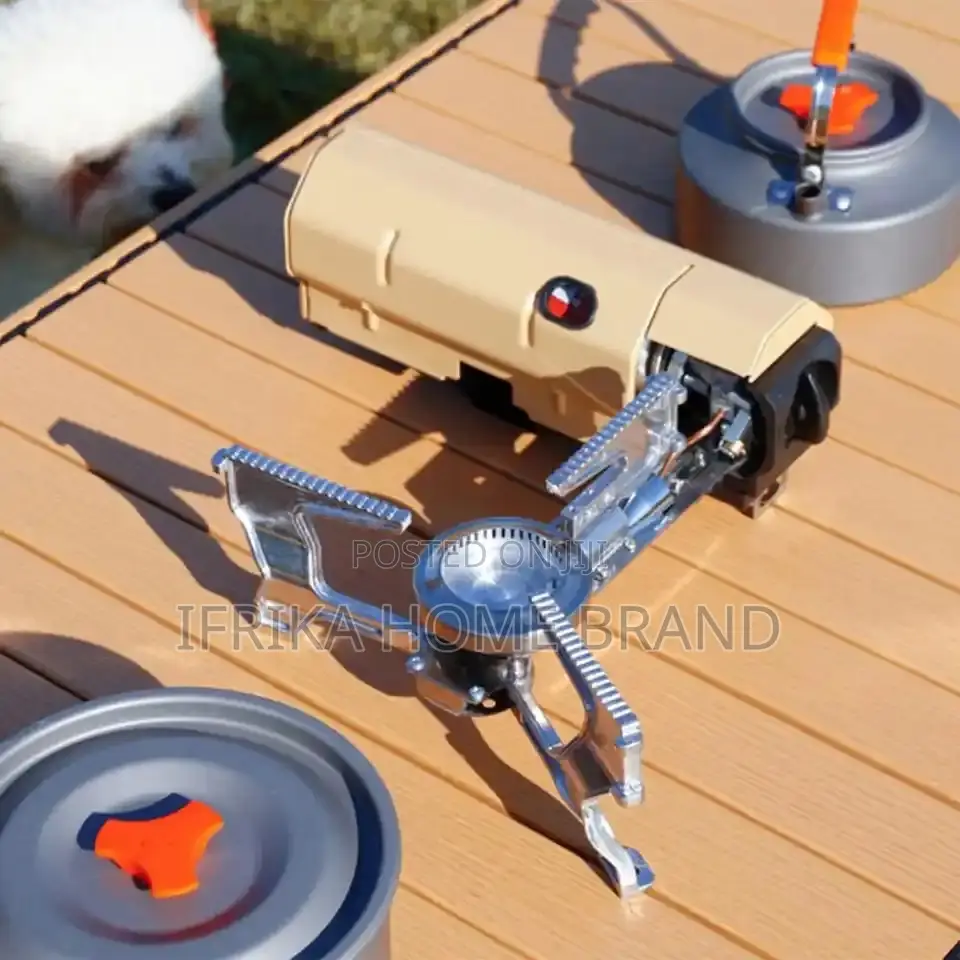 Camping Gas Stove Flame Adjustable Wind-Proof Portable
