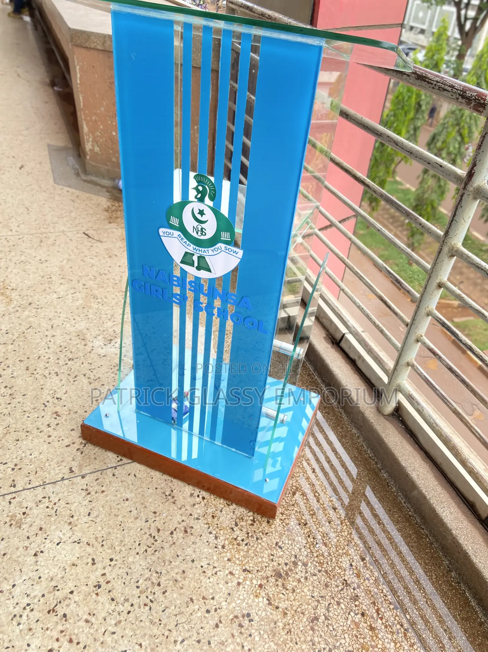Glass Podium