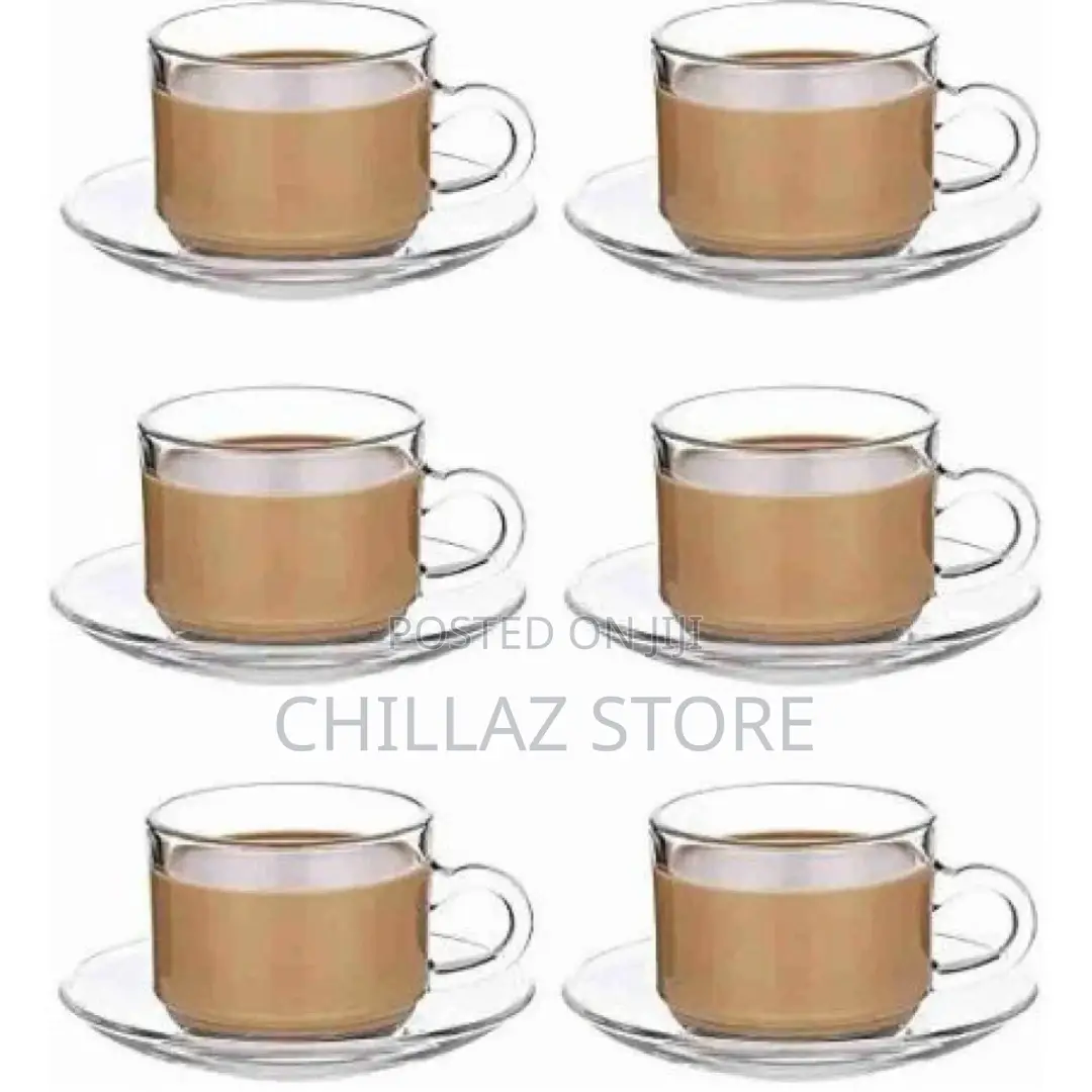 6 Pieces of Cups and 6 Saucers