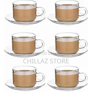 6 Pieces of Cups and 6 Saucers