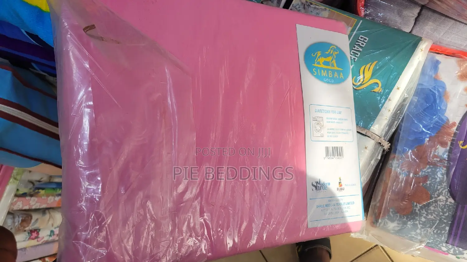 4x6 Plain Pink Bedsheets With Pillow Cases