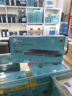 TP-LINK 16-Port Gigabit Desktop 16-Port Poe+ TL-SG116P