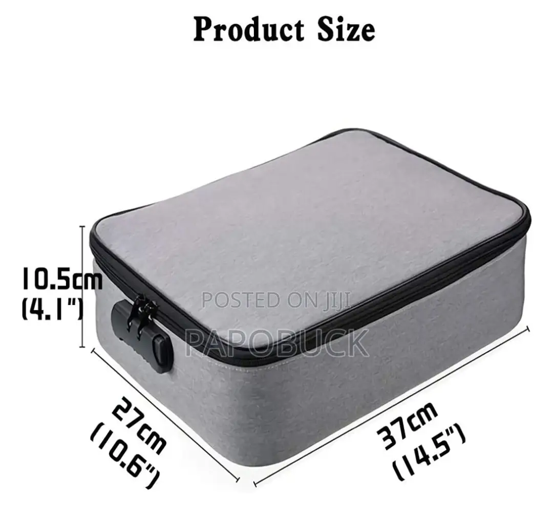 Fireproof Document Organizer Bag