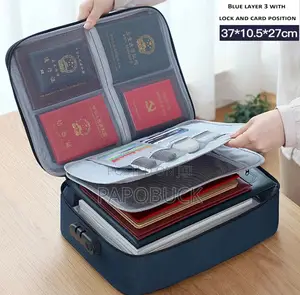 Fireproof Document Organizer Bag