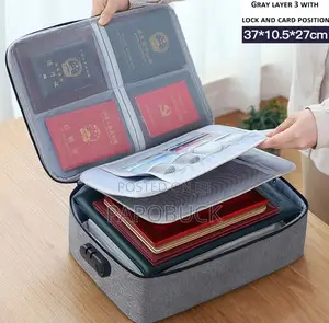 Fireproof Document Organizer Bag