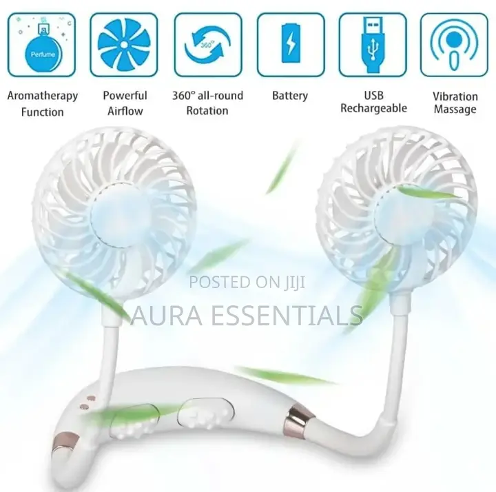 Massage Hanging Neck Fan
