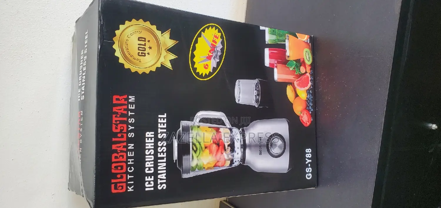 Global Star Juice Blender 1.5litres 2 in 1 Stainless Steel