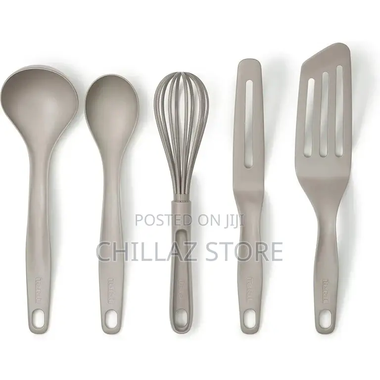 Tefal K210s514 Fresh Kitchen Set of 5 Spatulas Cassonnade