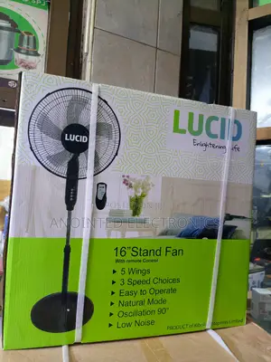 Lucid Stand Fans With a Remote
