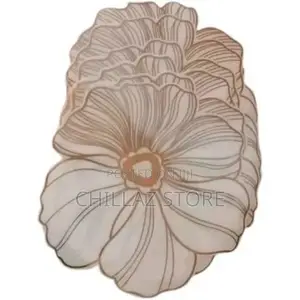 6 Pieces of Plastic Placemat Table Mats for Dining Table Set