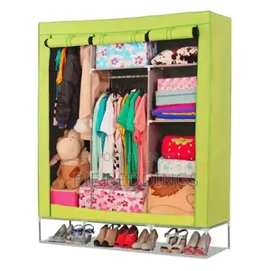Metallic 3 Column Closet