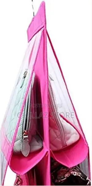 6 Pocket Handbag Storage Hanging Purse Organizer –