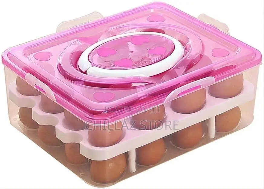 Supreme Mall Double Layer 32 Eggs Storage Box