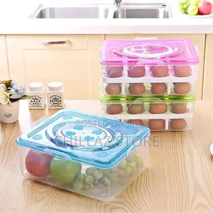 Supreme Mall Double Layer 32 Eggs Storage Box