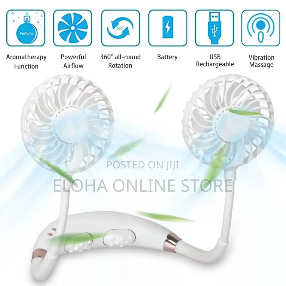 Massage Hanging Neck Fan