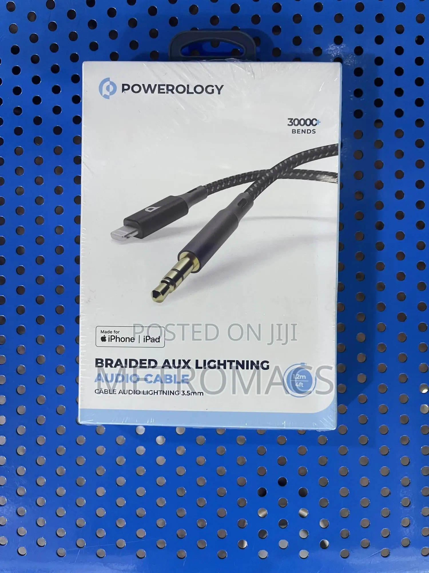 Braided Aux Lightning Audio Cable Câble