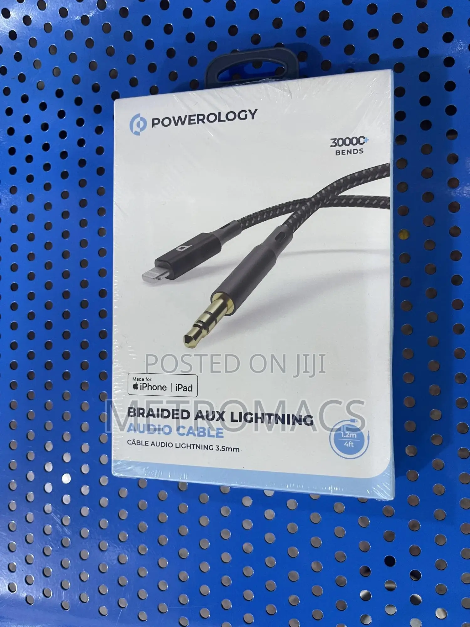 Braided Aux Lightning Audio Cable Câble