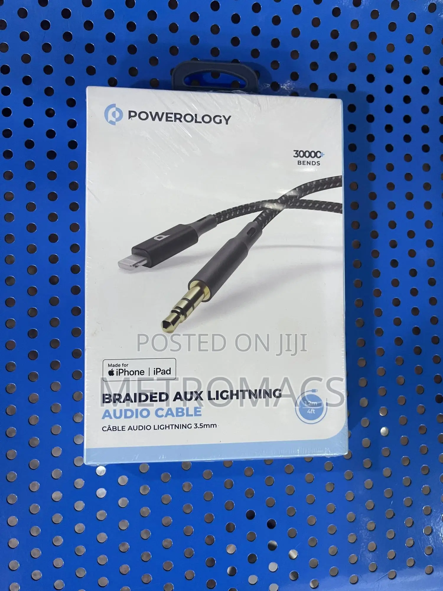 Braided Aux Lightning Audio Cable Câble