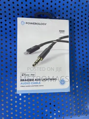 Braided Aux Lightning Audio Cable Câble