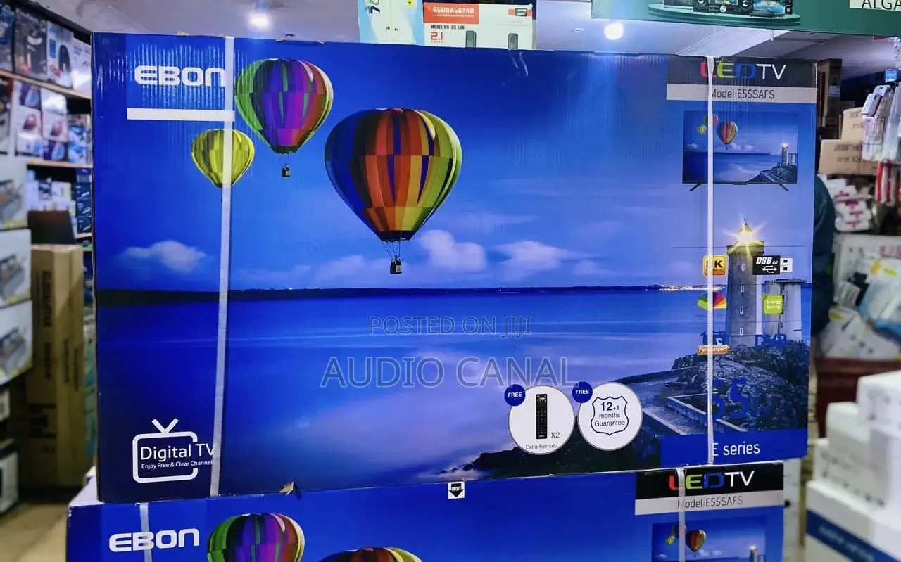 Ebon 55” Smart Digital and Satellite Tv