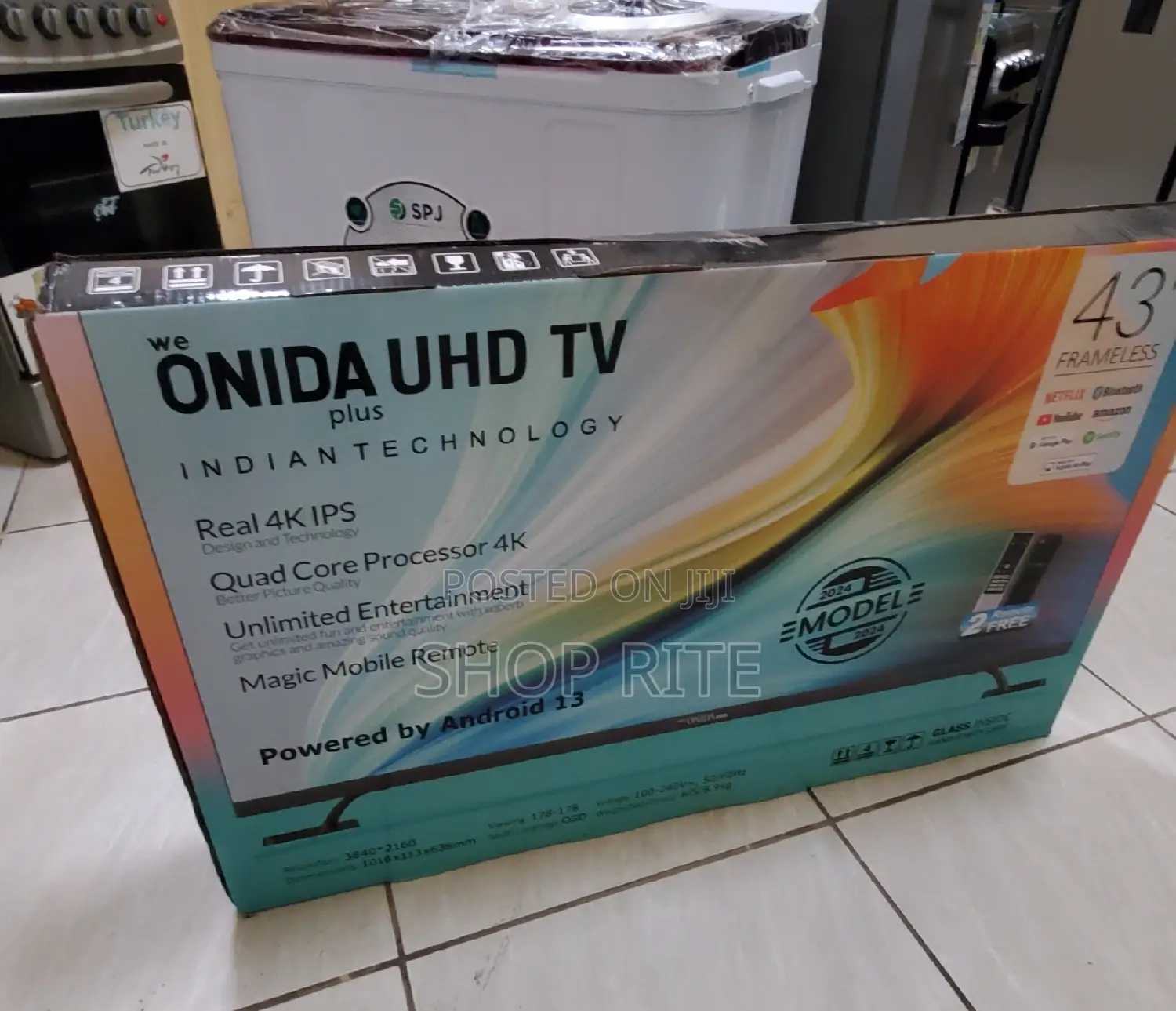 Ondida 43inch Smart Uhd New TVS